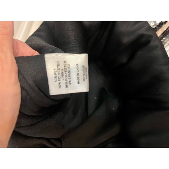 LUCY PARIS Sequin Mini Dress, Sz S, Adjustable Straps - Picture 4 of 6